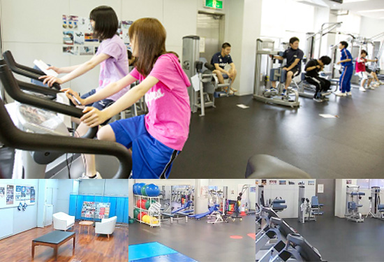トレーニングルーム 運動施設 学生生活 日本大学生物資源科学部